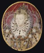 Nicholas Hilliard Previously unrecorded Portrait miniature oil